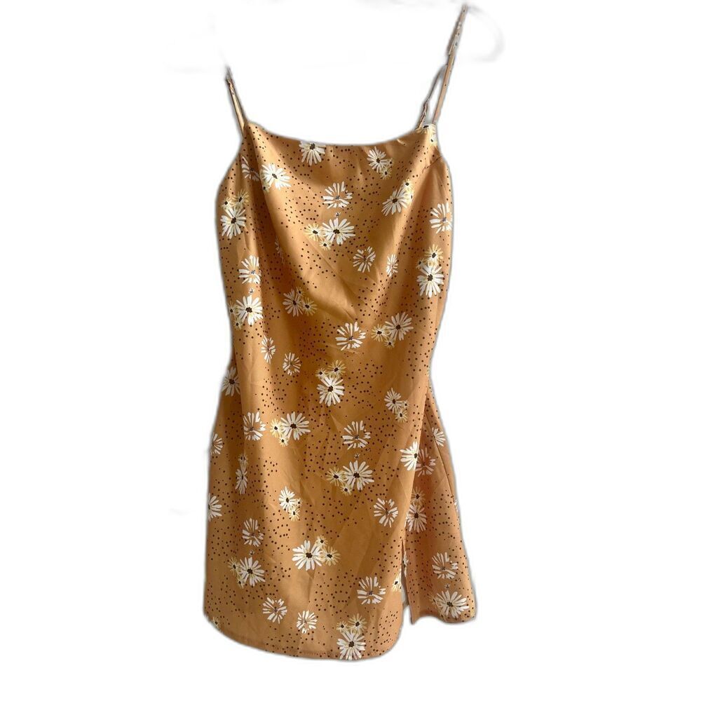 Princess Polly Celia Floral Dot Print Mini Slip Dress Size 4 - Picture 3 of 7